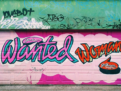 Wanted Woman graffiti photography street art