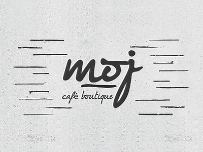 Moj Cafe black black logo cafe black logo cafe logo inspiration logo design restaurant logo typo typo logo typography