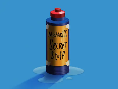 Michael's Secret Stuff basketball illustration jordan looney tunes mj nba nike space jam sports typography