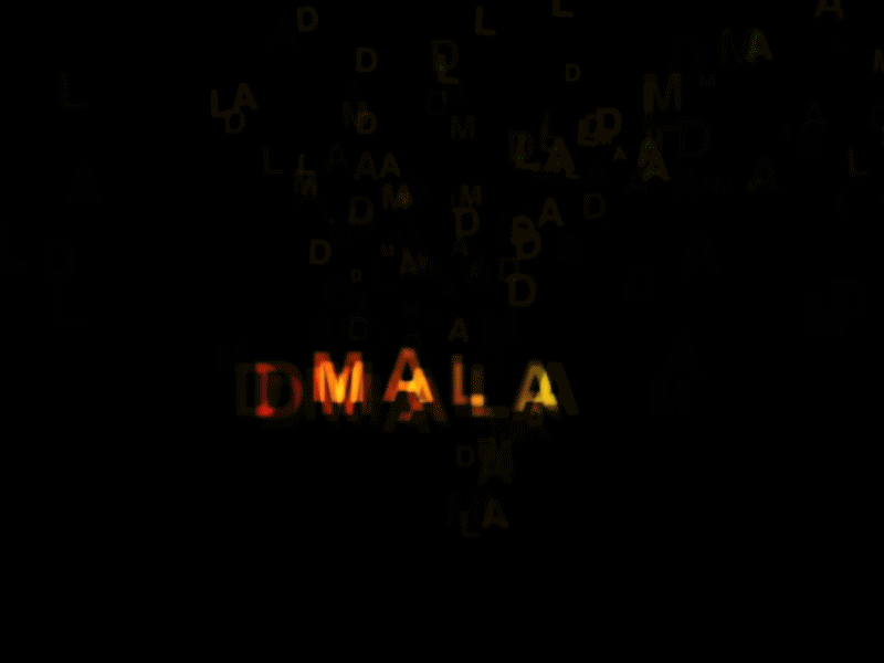 Dmala Streaks 800x600 animation design typography