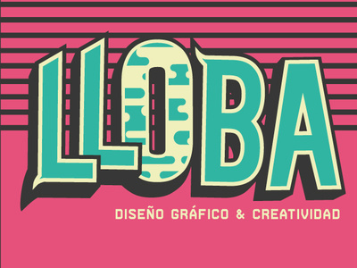 Lloba Design branding design illustration logo minimal type typography vector
