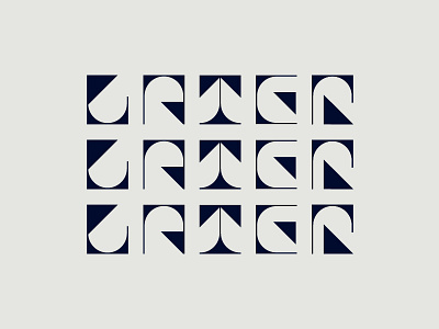 One two way back future gawdy letters serif type typography