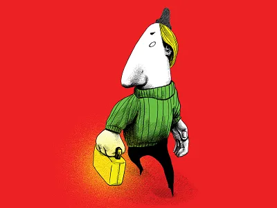 Bank Heist 1 caricature cartoon character character design editorial editorial art illustration ink pattern print robber