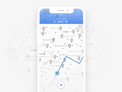 Navigation App 020 app app concept appdesign challenge dayliui design driver map navigation ui ui ux uichallange uiinspiration uitrends ux uxdesign