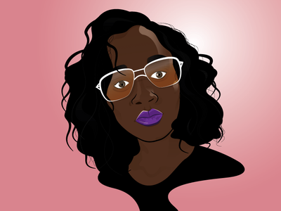 Tash african art hair portait vector