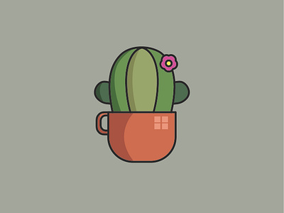 Cactus art deco cactus decor decorating decoration drawing flowers green highlights home home app house icon illustration instagram instagram post instagram stories mug pink plant illustration