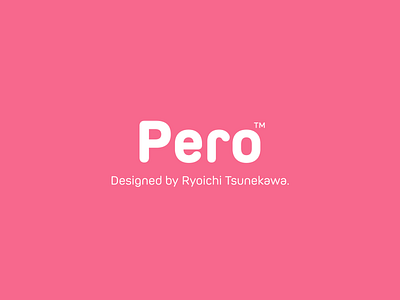 Pero font font design type type design typeface