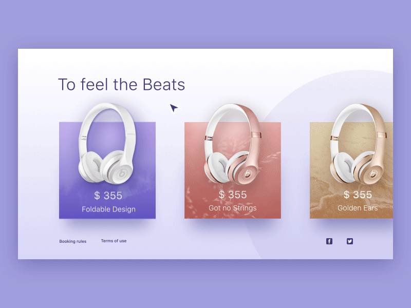 To feel the beats animation gif ui ux