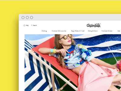 Chumbak Tropical Collection ecommerce product design ui ux