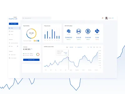 UI Kit for Crypto Trading apps admin admin dashboard crypto crypto currency crypto exchange crypto trading crypto wallet dashboard dashboard design dashboard flat design dashboard template dashboard ui ux