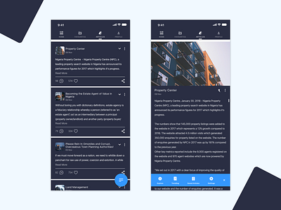 Rent A Home - Articles adobe adobexd app article design clean dribbble ios iphone minimal uidesign ux ux ui