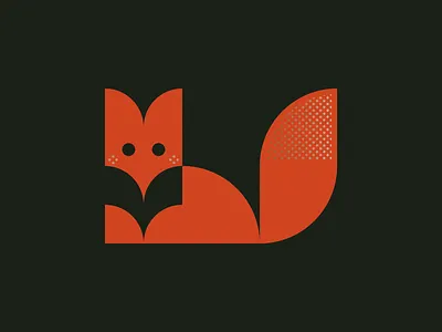 Fox II abstract animal character fox fox logo geometric icon illustration logo logo design mark mascot minimal minimalism modern symbol