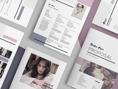 Hasia - Pitch Pack brand board creative market estimate invoice lookbook mood board pitch pack proposal resume