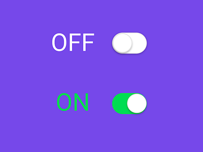 Daily UI :: 015 On/Off Switch dailyui design ui uidesign
