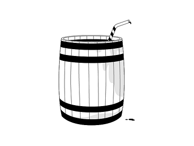 Wine Lovers black illustration ndc white wine