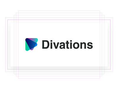 Divations Logo branding business design dribbble illustration logo page shape typography vector web