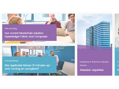 Avisi Website Grid blog branding design desktop grid responsive webdesign