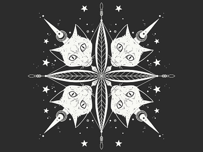Cat Star adobe draw apple pencil artwork cat digital art drawing illustration illustrator ipad ipad art tshirt design vector vector art vector illustration