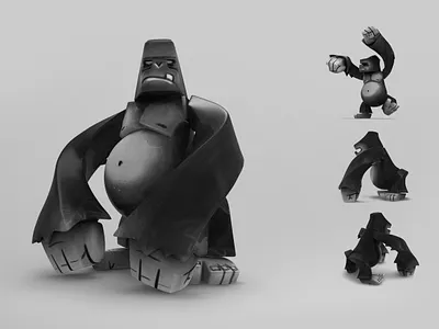 Gorro the Gorilla gorilla toy toy design vinyl toy