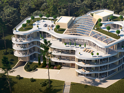 "SeeBreeze" apartments 3d 3d art 3d artist architechture cgi environment house illustration visualization