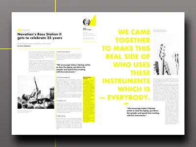 Music Magazine ecommerce grid identity interace layout music site typography uidesign web