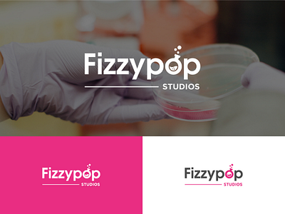 Fizzypop studio logo design brand branding creative designer icon identity logo logotype sign typography