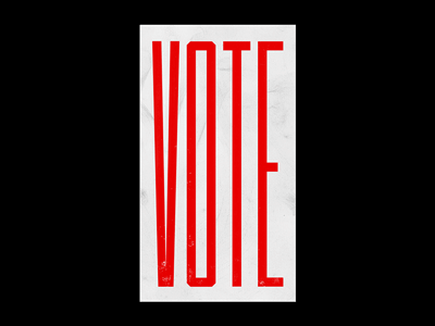 VOTE aniamtion design illustration interactive type kinetic type kinetic typography poster type typography variable variable font vector vote