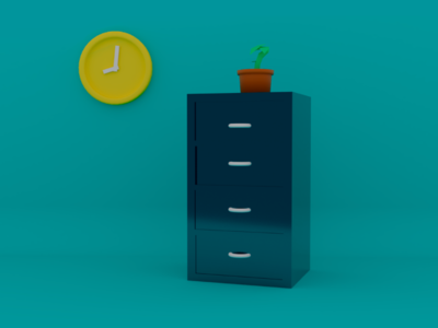 Work Hard - 3D Illustration #2 3d 3d art blender design editorial game art graphic illustration isometric low poly render web