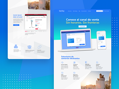 Ecommerce connector blue conection design devides ecommerce ecommerce design gradient ui ux web web 2.0 website