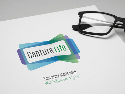 Capture Life Brand branding design logo