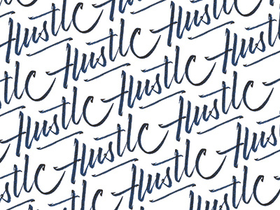 Hustle pattern art book branding calligraphy cosmetic design font football game illustration lettering logo logotypes mural music print travel type typography vector