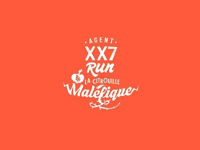 La Citrouille Maléfique. graphic design identity logo logo design typography