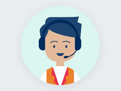 Advisor illustration advisor character headphones headset illustration illustrator
