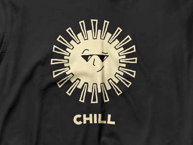 Chill Shirt hoodie printmaking screen print season seasonal seasons shirt summer sun t shirt winter