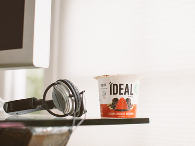 Ideal Oats branding in studio photography logo photography product photography still photography typography