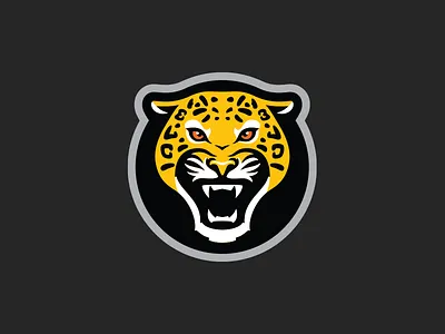 Jaguares Taekwondo angry animal black brand cat illustration jaguar logo mark martial art sport taekwondo tkd yellow