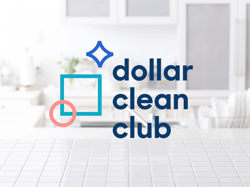 Dollar Clean Club Logo + Animation animation branding design icon illustration logo vector