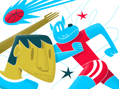 Football emotions football illustration sport