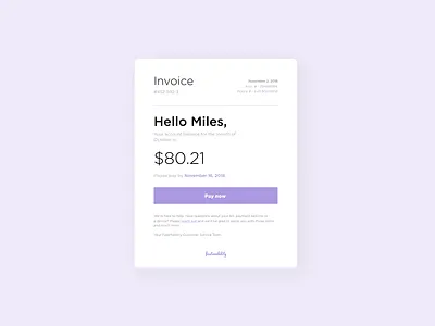 Phone Bill Invoice Concept 046 bill payment daily 100 challenge daily challange dailyui dailyui046 dailyuichallenge design email campaign email design email marketing email template invoices ui ux