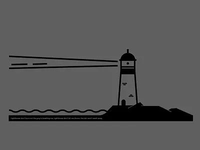 Lighthouse icon illistration lighthouse sea