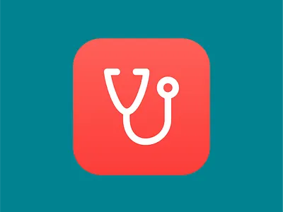 Doktorderki App Icon app branding business card design flat icon identity illustration letterhead logo minimal type