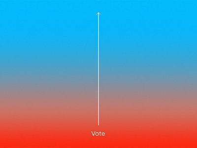 Rise Above 2018 america blue election election day gradient midterms politics usa vote voting