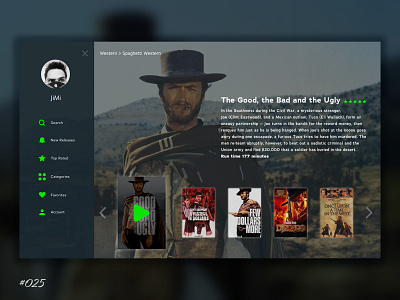 Daily UI 025 Movie App appdesign daily 100 challenge dailyui digitaldesign entertainment movie app ui ui ux uidesign