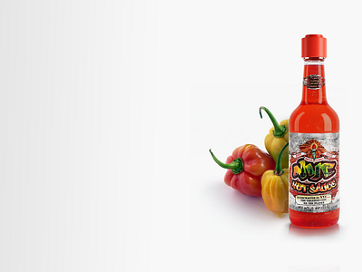 Label/Logo for NYC Hot Sauce branding graphic design logo photoshop