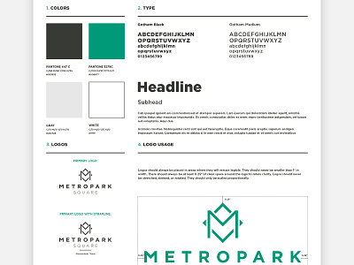 Brand Guide Poster brand branding design design app green guide guidelines layout logo poster swatch