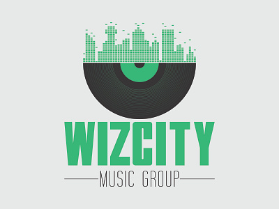 Wiz City Logo branding design illustration logo music vector