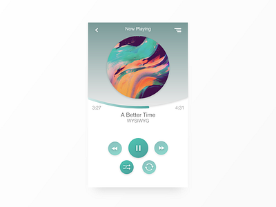 Music Player 009 app dailyui dailyui 009 design music music app music player music player ui ui
