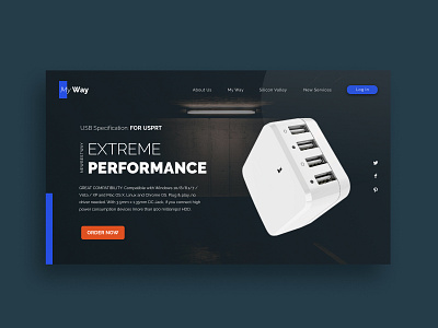 Extreme Performance app design identity illustration lettering minimal type ui ux web website