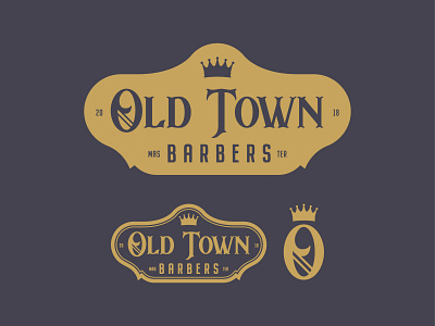 Old Town Barbers #3 barbers branding branding designer graphic design logo logo design