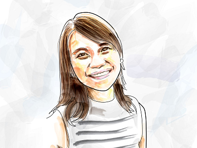 Vector Portrait - Lyzalaine illustration vector